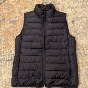 Jcrew navy puffer vest
